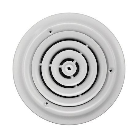 True Aire Tru Aire 6 in. H X 6 in. W Powder Coat White Steel Ceiling Diffuser C800-06